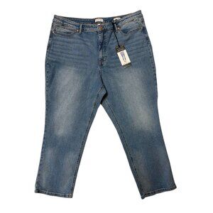 Sofia Vergara Adora Curvy Girlfriend Jeans Size 22 Short Denim Super Hi-Rise NWT